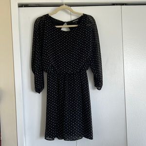 Polka dot mini dress